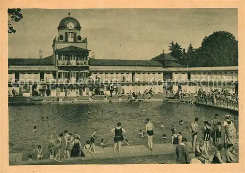 AK / Ansichtskarte Voeslau Oesterreich Park Strandbad Kat. Wien