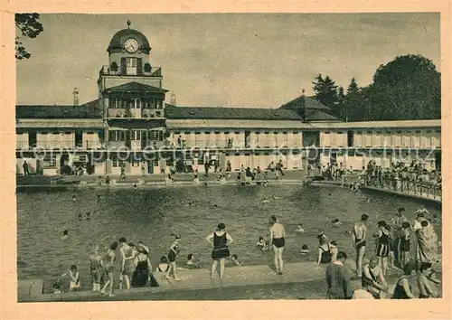 AK / Ansichtskarte Voeslau Oesterreich Park Strandbad Kat. Wien