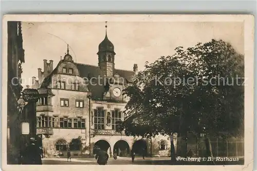 AK / Ansichtskarte Freiburg Breisgau Rathaus Kat. Freiburg im Breisgau