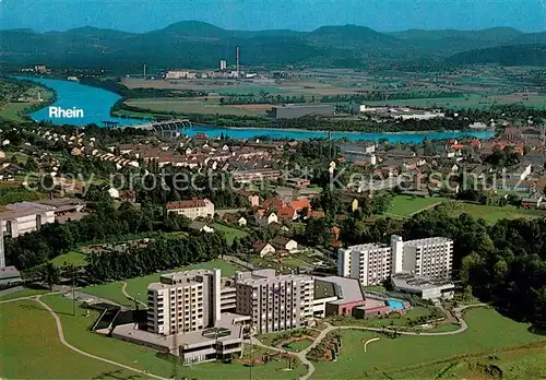 AK / Ansichtskarte Bad Saeckingen Kurzentrum Rhein Fliegeraufnahme Kat. Bad Saeckingen