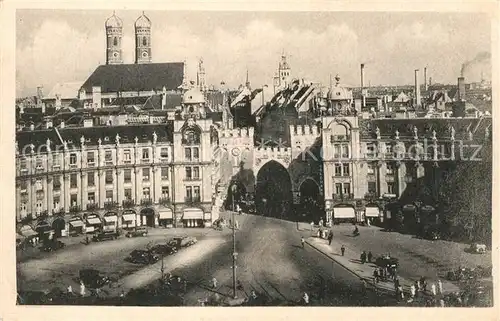 AK / Ansichtskarte Muenchen Karlstor Rondell Kat. Muenchen