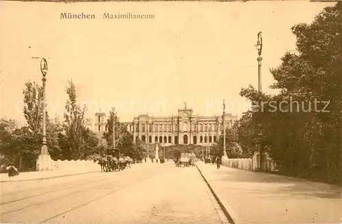 AK / Ansichtskarte Muenchen Maximilianeum Kat. Muenchen