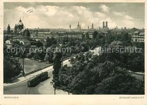 AK / Ansichtskarte Muenchen Stadtblick Kat. Muenchen