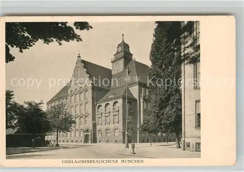 AK / Ansichtskarte Muenchen Gisela Oberrealschule Kat. Muenchen