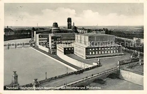 AK / Ansichtskarte Muenchen Deutsches Museum Studienbau Kat. Muenchen