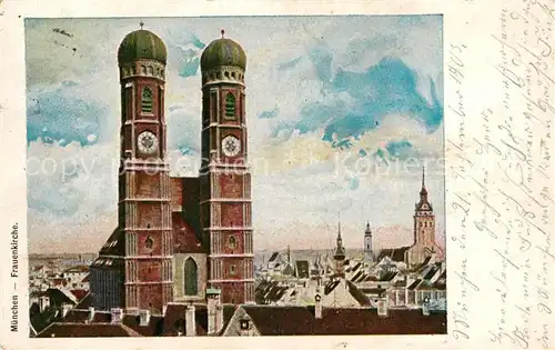 AK / Ansichtskarte Muenchen Frauenkirche Kat. Muenchen