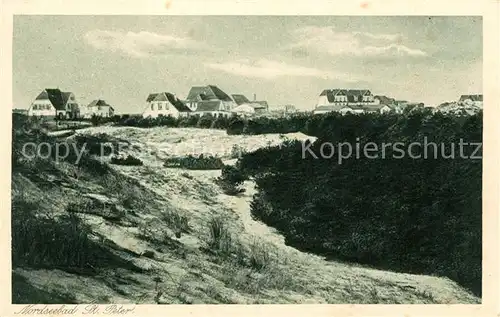 AK / Ansichtskarte Peter Ording St Duenen Haeuser Kat. Sankt Peter Ording