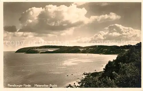 AK / Ansichtskarte Flensburg Foerde Meierwiker Bucht Kat. Flensburg