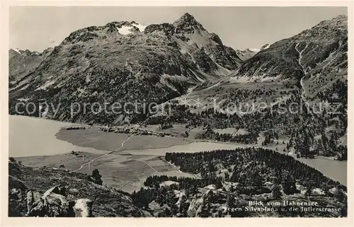 AK / Ansichtskarte Hahnensee Silvaplana Julierstrasse Kat. St Moritz