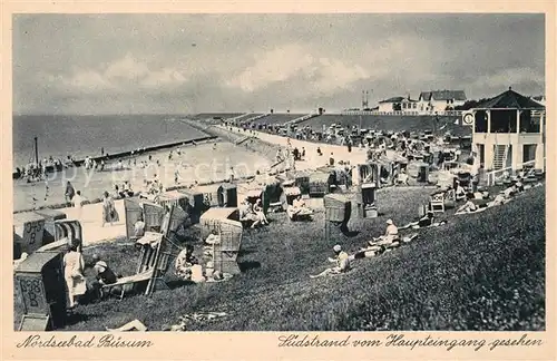 AK / Ansichtskarte Buesum Nordseebad Suedstrand  Kat. Buesum