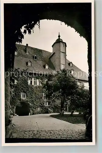 AK / Ansichtskarte Runkel Lahn Schloss Innenhof Kat. Runkel