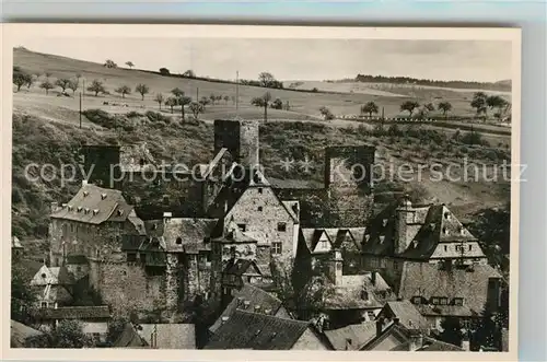 AK / Ansichtskarte Runkel Lahn Panorama Burg Kat. Runkel