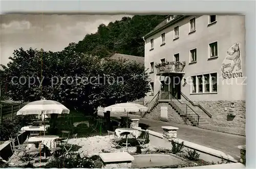 AK / Ansichtskarte Balduinstein Gasthof zum Baeren Terrasse Kat. Balduinstein