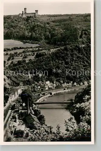 AK / Ansichtskarte Balduinstein Panorama Schloss Schaumburg Kat. Balduinstein