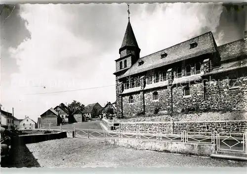 AK / Ansichtskarte Fussingen Kirche Kat. Waldbrunn (Westerwald)