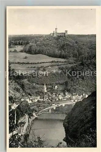 AK / Ansichtskarte Balduinstein Panorama Schloss Schaumburg Kat. Balduinstein