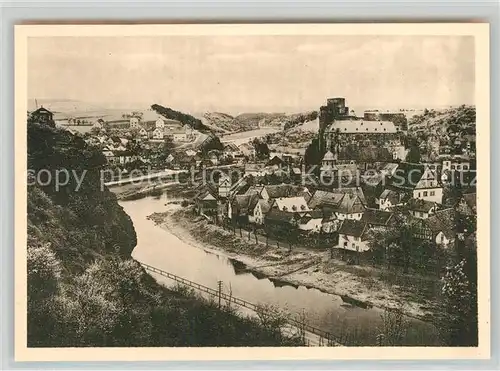 AK / Ansichtskarte Runkel Lahn Panorama Kat. Runkel