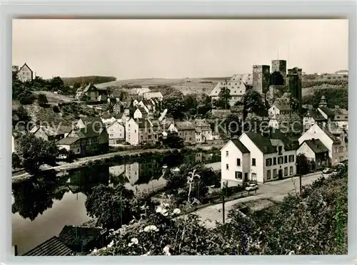 AK / Ansichtskarte Runkel Lahn Burg Panorama Kat. Runkel