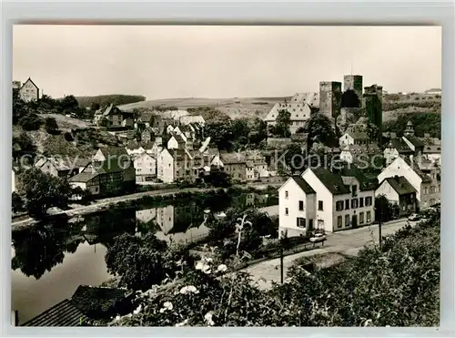 AK / Ansichtskarte Runkel Lahn Burg Panorama Kat. Runkel