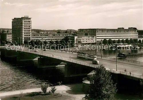 AK / Ansichtskarte Frankfurt Main Friedensbruecke Kat. Frankfurt am Main