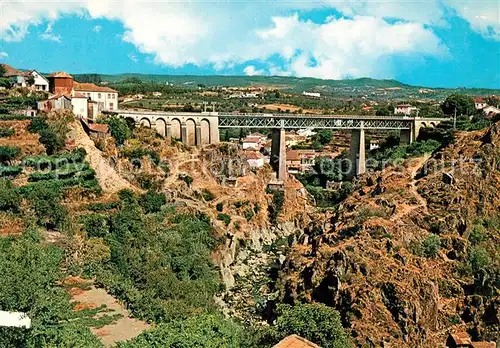 AK / Ansichtskarte Vila Real Ponte rodoviaria sobre o Corgo Bruecke Fliegeraufnahme