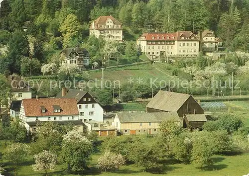 AK / Ansichtskarte Rathen Saechsische Schweiz Blick zum Erholungsheim Ruestzeitenheim Felsengrund Kat. Rathen Sachsen