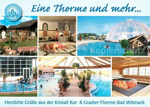 AK / Ansichtskarte Bad Wilsnack Kristall Kur und Gradier Therme Kat. Bad Wilsnack