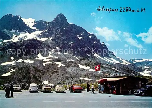 AK / Ansichtskarte Julier Julierpass mit Saeulenberg Kat. Julier