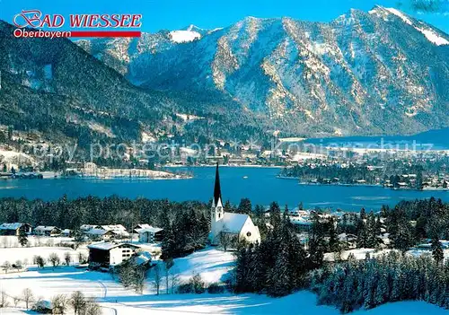 AK / Ansichtskarte Bad Wiessee Tegernsee Winterlandschaft Kat. Bad Wiessee