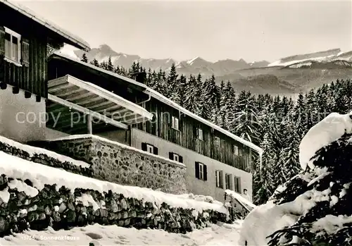 AK / Ansichtskarte Sonthofen Oberallgaeu Sonnenklause Widderstein Ifen Jugenderholungsheim Altstaedten Kat. Sonthofen