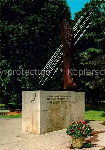 AK / Ansichtskarte Giessen Lahn Roentgen Denkmal Kat. Giessen