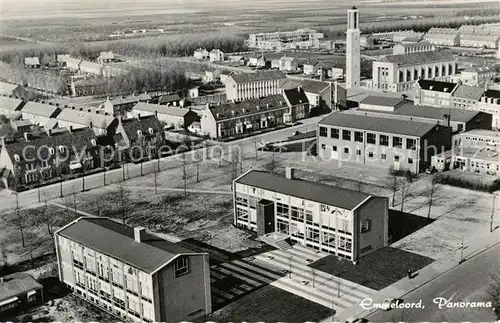 AK / Ansichtskarte Emmeloord Fliegeraufnahme Panorama Kirche Kat. Emmeloord