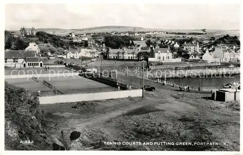 AK / Ansichtskarte Portpatrick Tennisplatz Putting Green Kat. Portpatrick