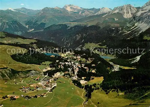 AK / Ansichtskarte Arosa GR Alpenpanorama Fliegeraufnahme Kat. Arosa