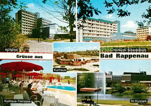 AK / Ansichtskarte Bad Rappenau Kurklinik Kurhaus Terrasse Kurpark Kat. Bad Rappenau