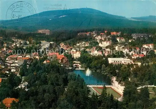 AK / Ansichtskarte Braunlage Heilklimatischer Hoehenluftkurort Fliegeraufnahme Kat. Braunlage Harz