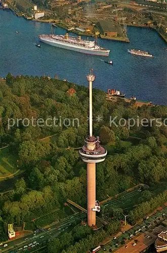 AK / Ansichtskarte Rotterdam Euromast Fliegeraufnahme Kat. Rotterdam