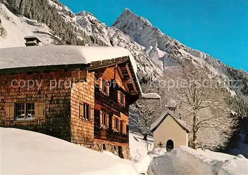 AK / Ansichtskarte Gerstruben Hoefrats Winterlandschaft Kat. Oberstdorf