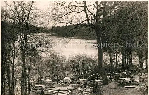 AK / Ansichtskarte Moelln Lauenburg Blick vom Kurhaus Waldhalle mit Schmalsee Kat. Moelln