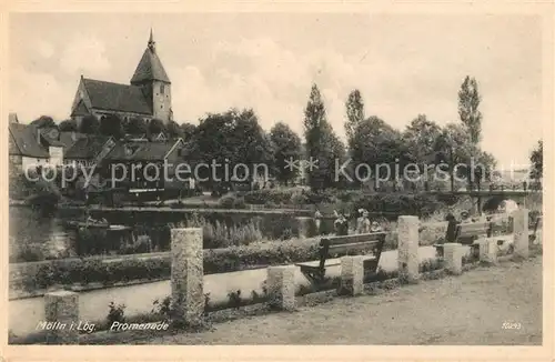 AK / Ansichtskarte Moelln Lauenburg Promenade Kirche Kat. Moelln