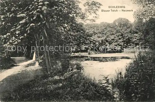 AK / Ansichtskarte Schleswig Schlei Blauer Teich Neuwerk Kat. Erfde