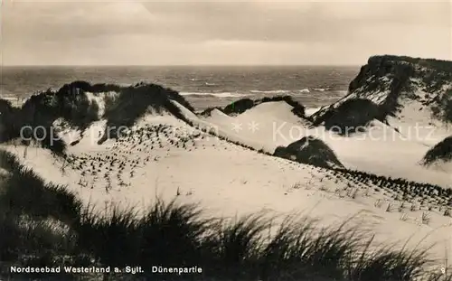 AK / Ansichtskarte Westerland Sylt Duenenpartie Kat. Westerland