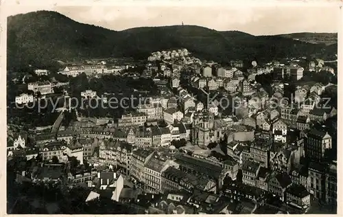 AK / Ansichtskarte Karlsbad Eger Stadtblick