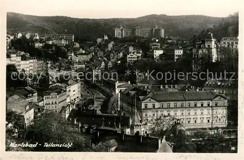 AK / Ansichtskarte Karlsbad Eger Teilansicht