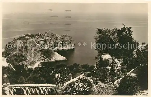 AK / Ansichtskarte Taormina Sizilien Blick vom Hotel Kat. 