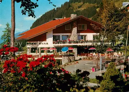 AK / Ansichtskarte Mittelberg Kleinwalsertal Restaurant Cafe Anna Terrasse Kat. Oesterreich