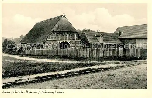 AK / Ansichtskarte Schweringhausen Niedersaechs Bauernhof Kat. Ehrenburg