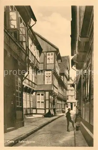 AK / Ansichtskarte Celle Niedersachsen Kalandgasse Kat. Celle