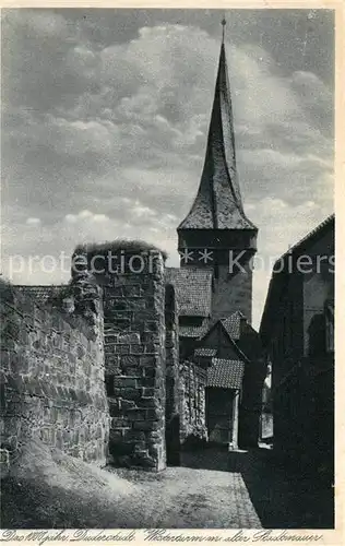 AK / Ansichtskarte Duderstadt Westerturm Alte Stadtmauer Kat. Duderstadt