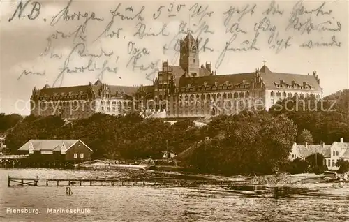 AK / Ansichtskarte Flensburg Marineschule Kat. Flensburg